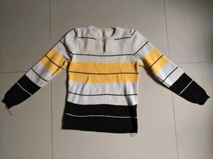 Striped Knit Sweater