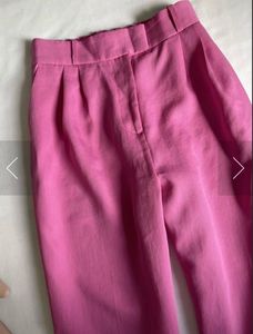 H&amp;M Pink Ankle Length Trouser