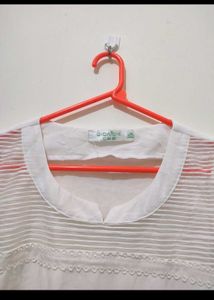 White Cap Sleeve Top