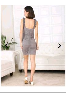 Chic Ruched Mini Dress