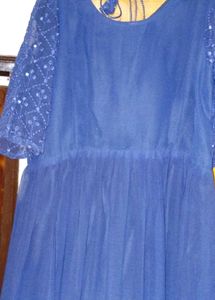 Stunning Blue Ombre Sequin Gown