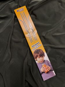 Reusable Metal Straws with Cleaning Brush