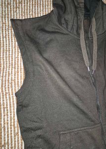 Brown half Hoodie jacket for boys and men