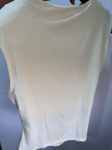 Chic Drape Neck Sleeveless Top