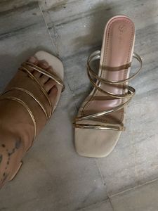 Step On Style Cream Sandals