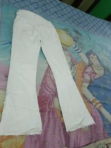 White Bell bottom Jeans