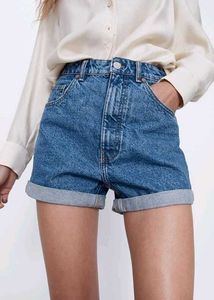 Classic Blue Denim Shorts