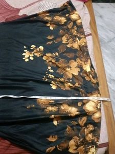 Elegant Floral Print abaya