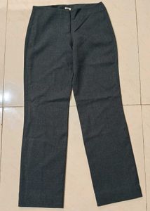 Gray Straight Leg Pants