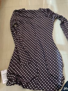 Polka Dot Long Sleeve Dress