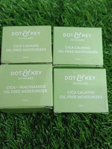 4 mini Dot & Key Skincare Moisturizers