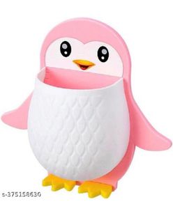 1pcs Penguin Toothbrush Holder With Wall Mounting