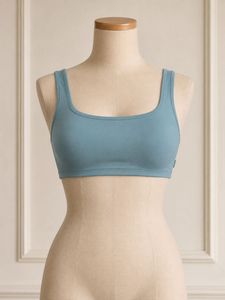 teal crop top