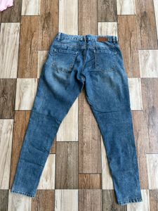 here and now Distressed Blue Denim Jeans