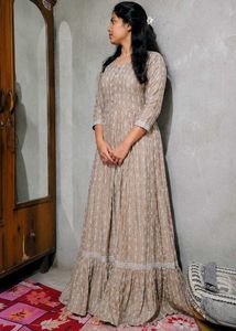 Boho Print Button-Down Kurta