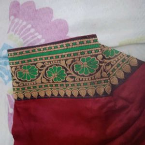 Maroon Readymade Blouse