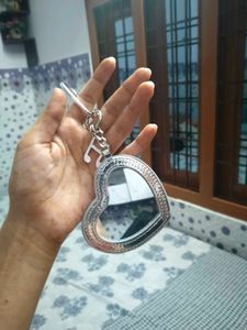 laneige Heart Shaped Keychain Mirror