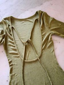 Lime Green Long Sleeve Tunic Top
