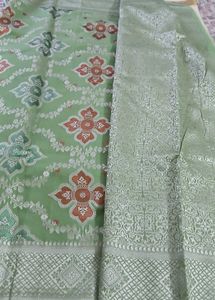 Green Banarasi Saree