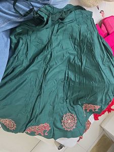 full set Embellished Green Ethnic Blouse