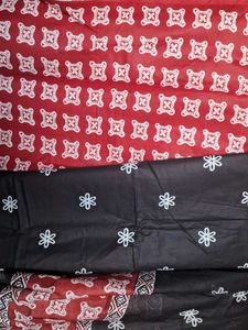 Retro Red &amp; Black Fabric