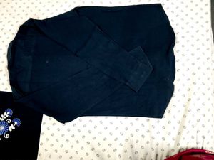 Stylish Dark Blue Men's Shirt