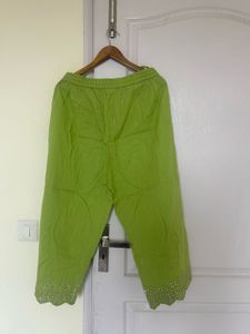 Vibrant Green Embellished Kurta Set