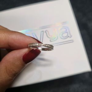 Sterling Silver Engagement Ring