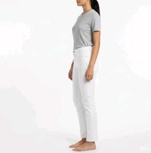 Classic White Denim Jeans
