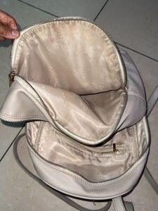 Quilted Faux Leather Backpack