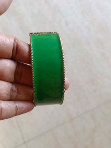 Metallic Green & Gold Bangle