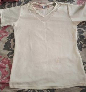 White Basic T-Shirt