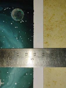 Handmade Space Nebula Painting