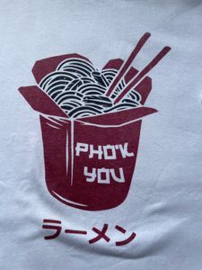 White Ramen Graphic T-Shirt