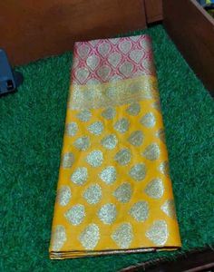 kathan banarasi Silk Saree with stiched blouse