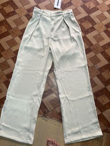 Pleated  Wide Leg Korean Pants