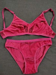 women's pink sexy bra & penties