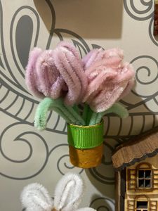 4 Brand New Floral Pots Magnets