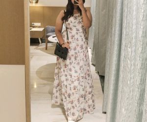 Off White Halter Neck Long Maxi Dress