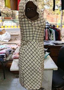 Chic Grid Pattern Dress