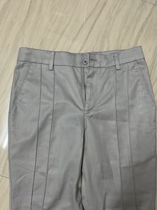 Grey Cropped Trousers