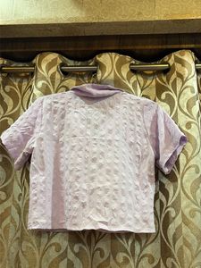 lilac crop top