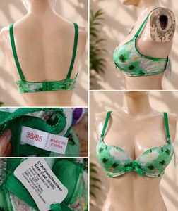 Floral Print Padded Bra