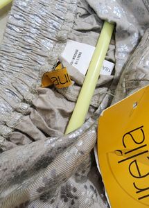 Grey Silver Motif Printed Palazzo