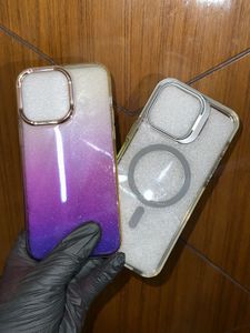 iPhone Cases combo of 2- Glitter &amp; MagSafe