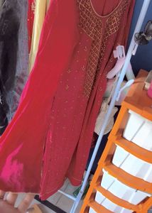 handwork pakistani suit with dupatta and palazzo s
