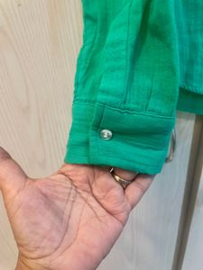 GAP Green Button-Up Shirt