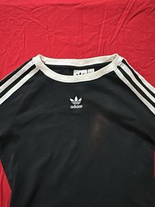 Original Adidas 3-Stripes cropped top
