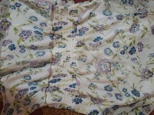 Chic Floral Print Wrap Top