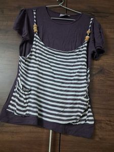 Striped Short Sleeve Shirt